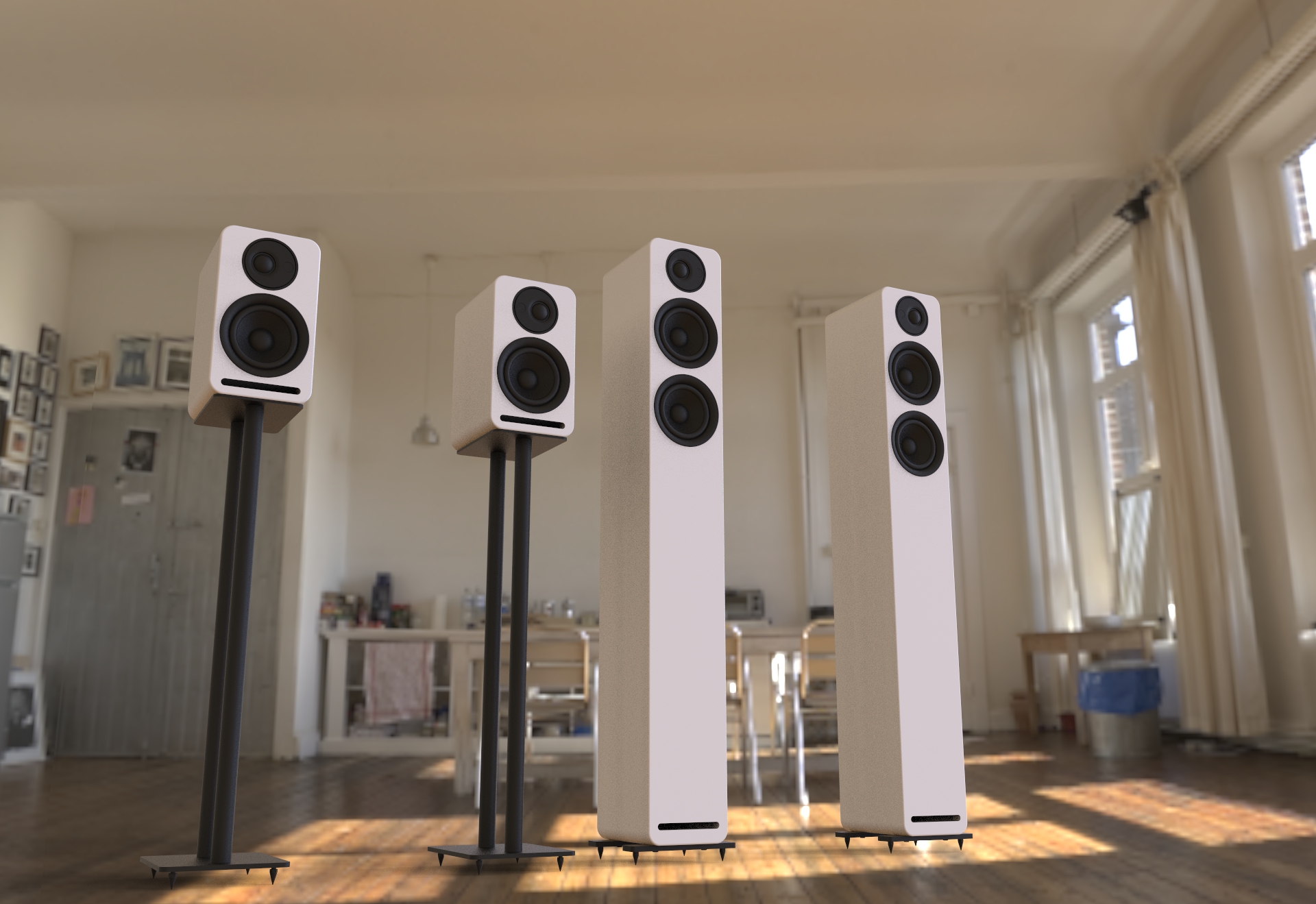 HF-425 B&uuml;cherregal-Lautsprecher