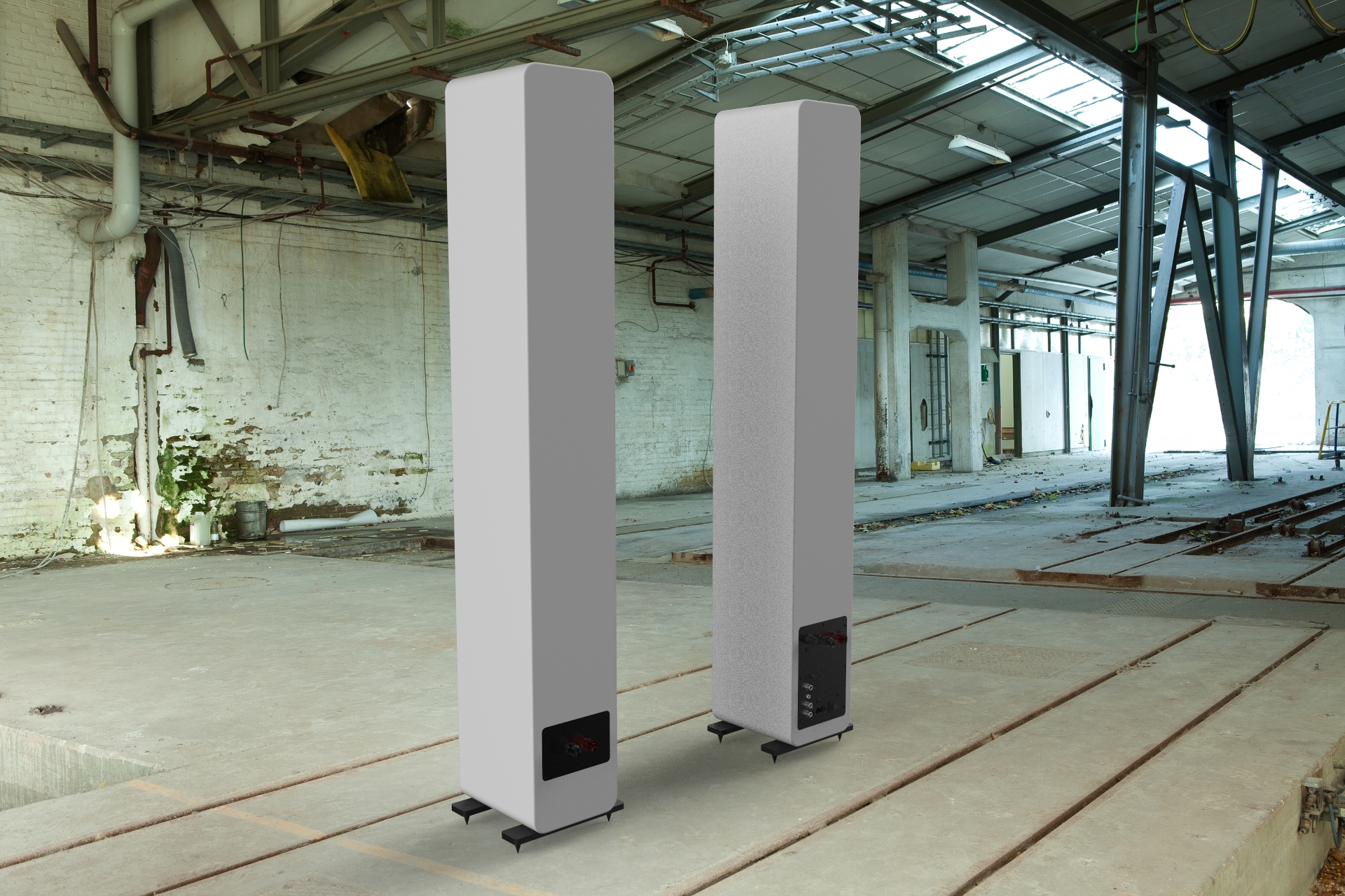 Hochglänzende 4-Zoll-Stand-HIFI-Lautsprecher